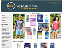 Tablet Screenshot of paylesscenter.com